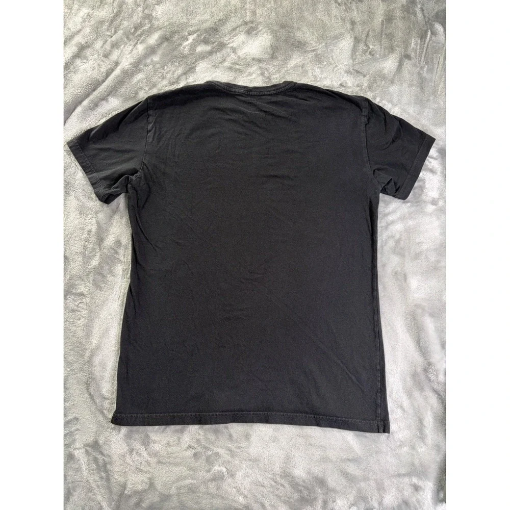 Polo Ralph Lauren Slim Fit Mens L Black T-Shirt Ribbed Crew Neck